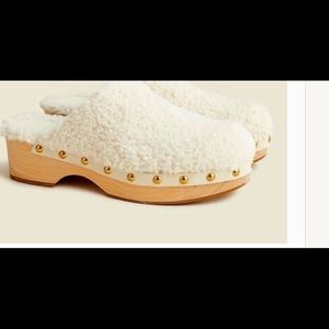 Jcrew Sherpa Clogs